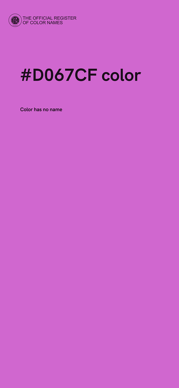 #D067CF color image