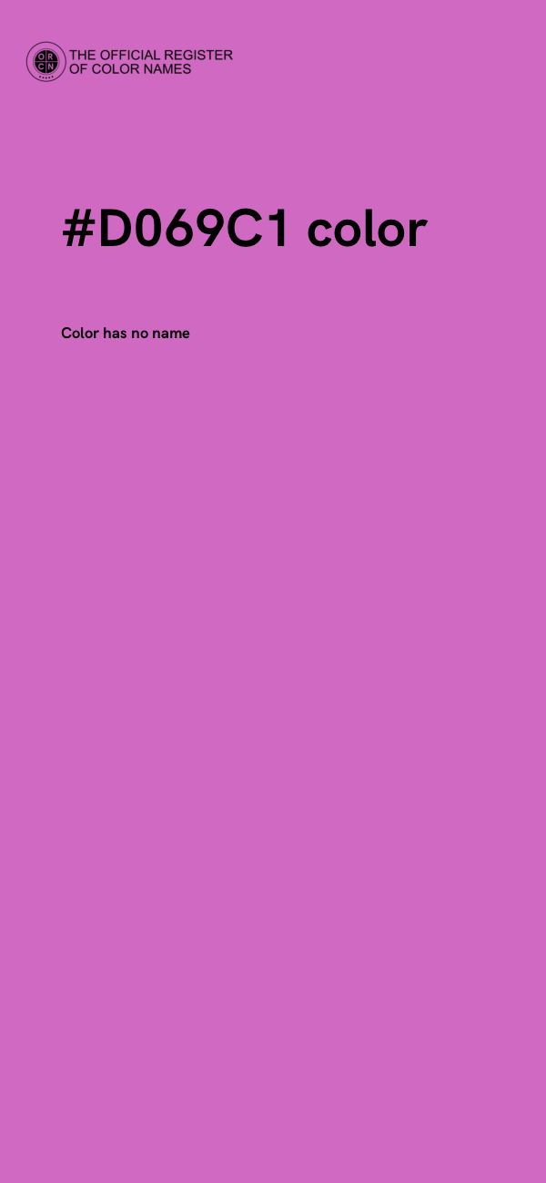 #D069C1 color image