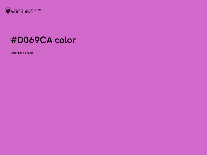 #D069CA color image