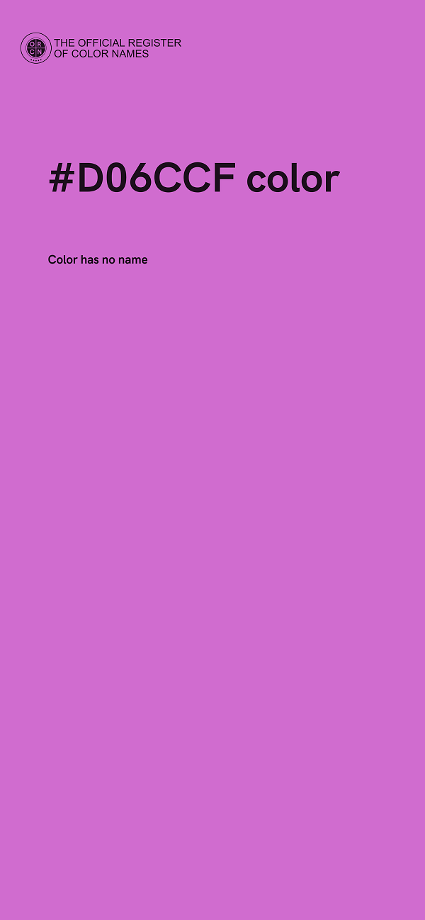 #D06CCF color image