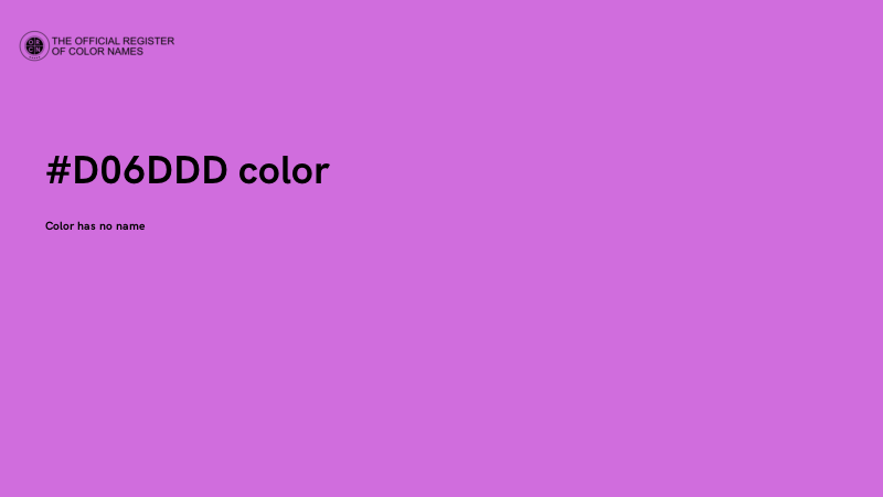 #D06DDD color image