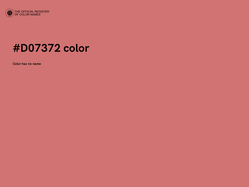 #D07372 color image