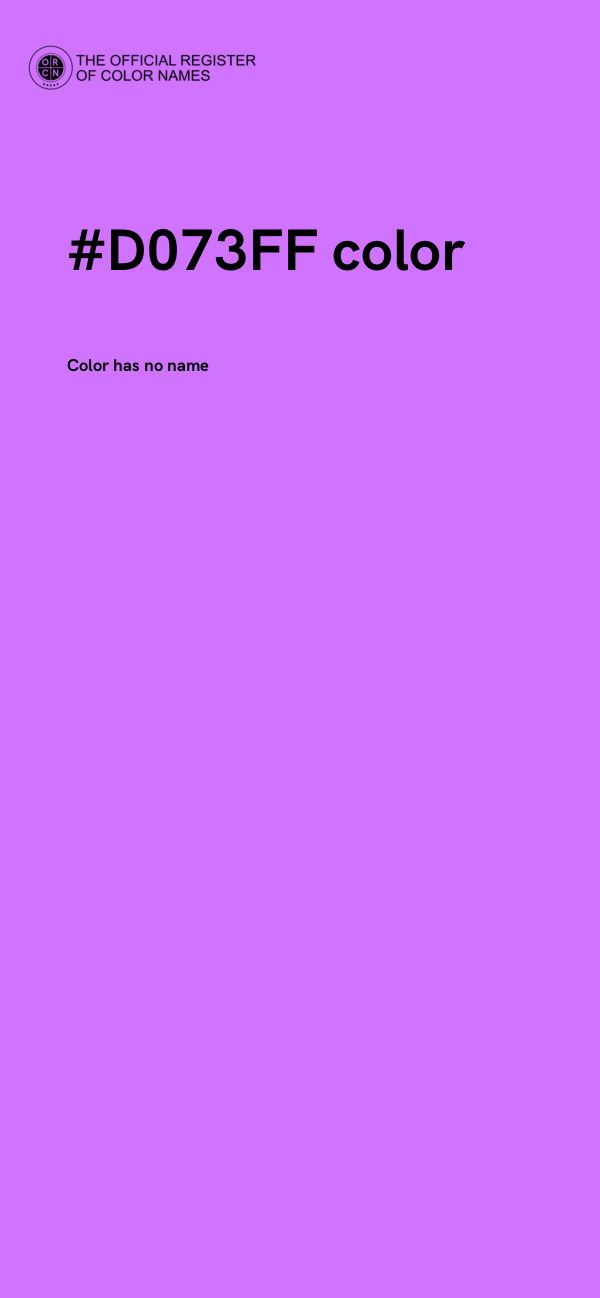 #D073FF color image