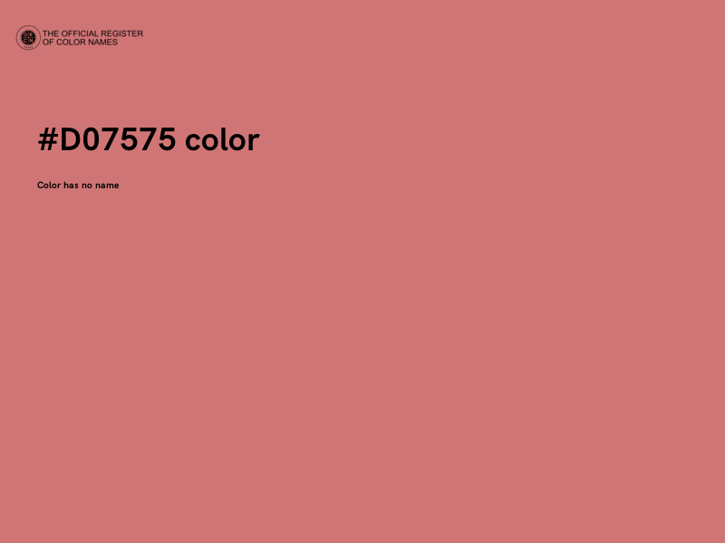 #D07575 color image