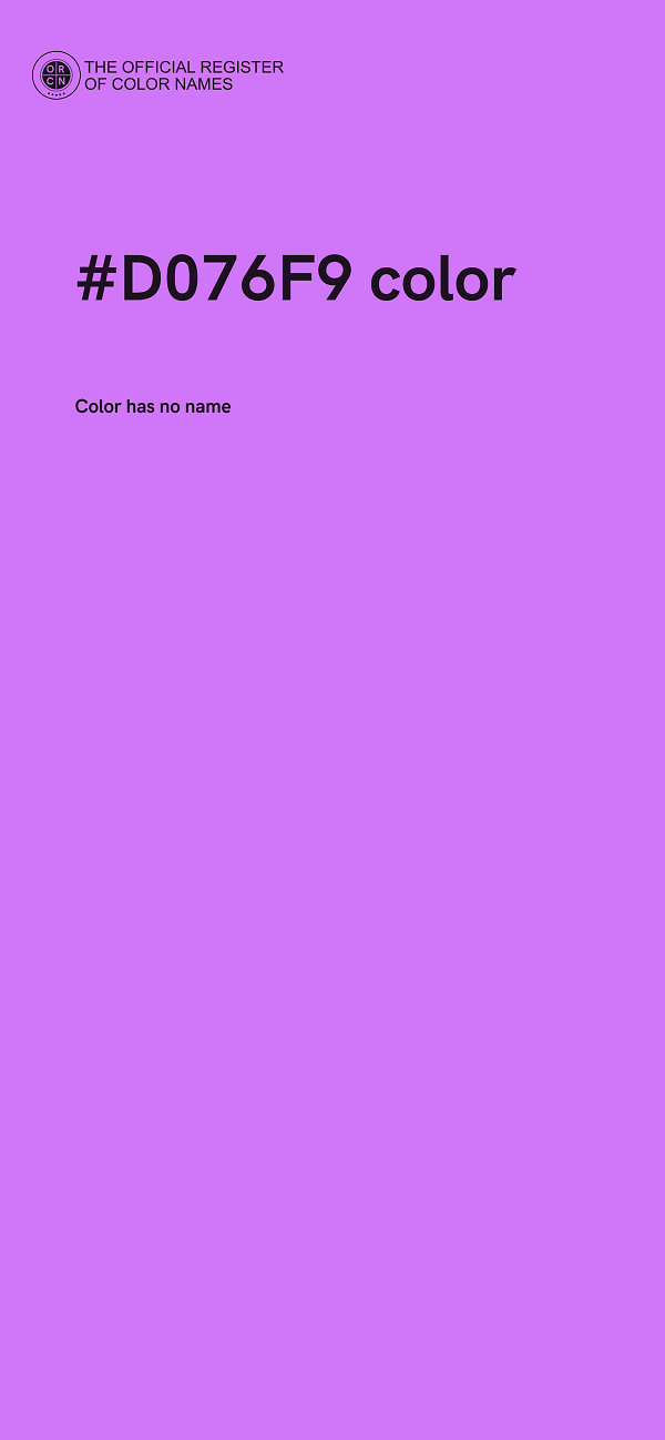 #D076F9 color image