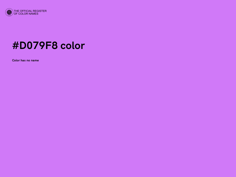#D079F8 color image