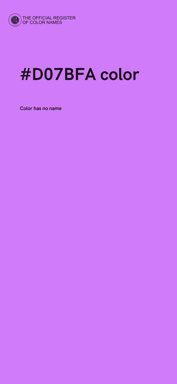 #D07BFA color image