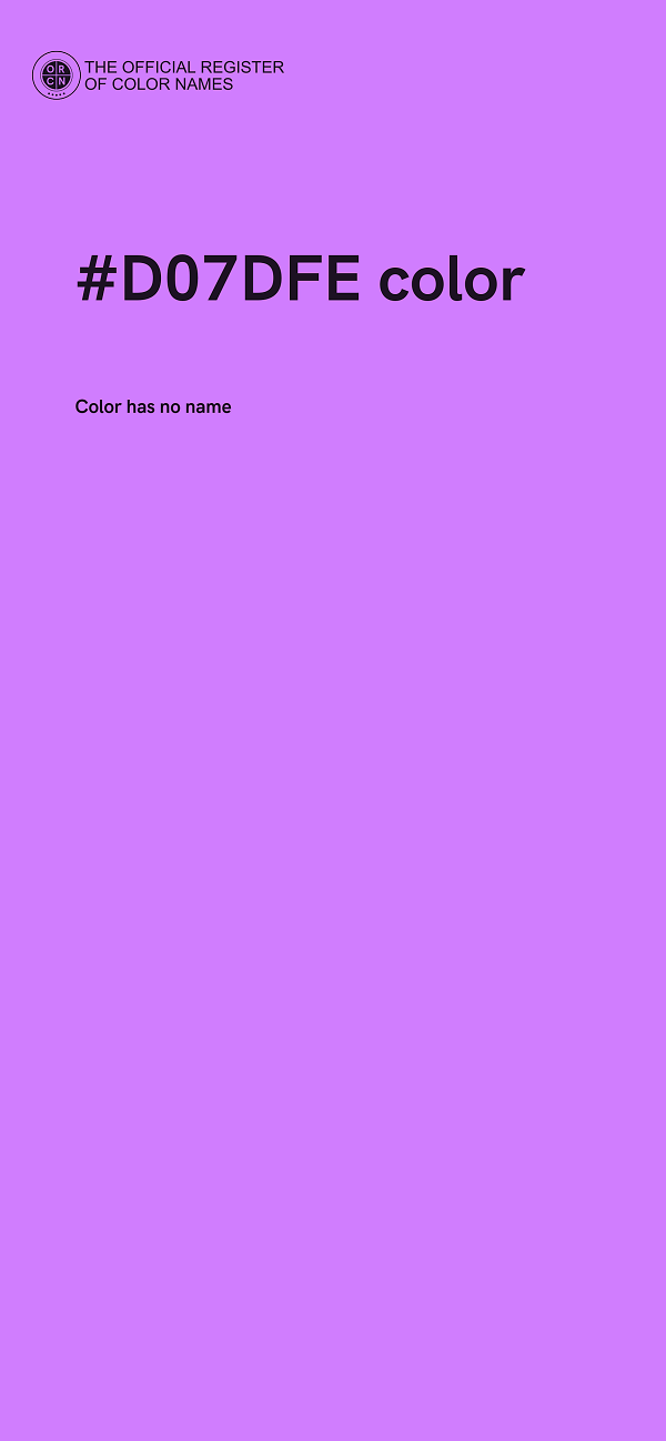 #D07DFE color image
