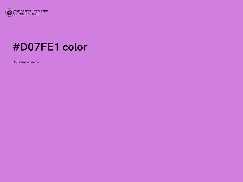 #D07FE1 color image