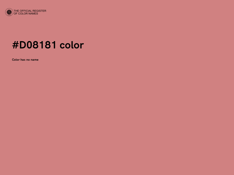 #D08181 color image