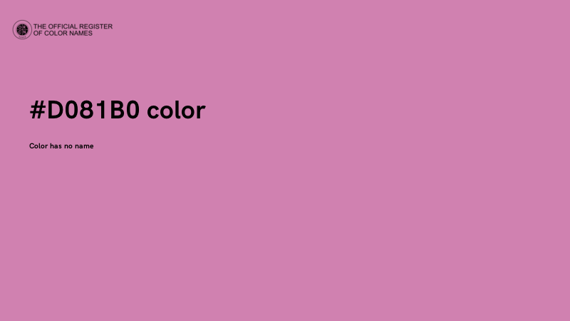 #D081B0 color image