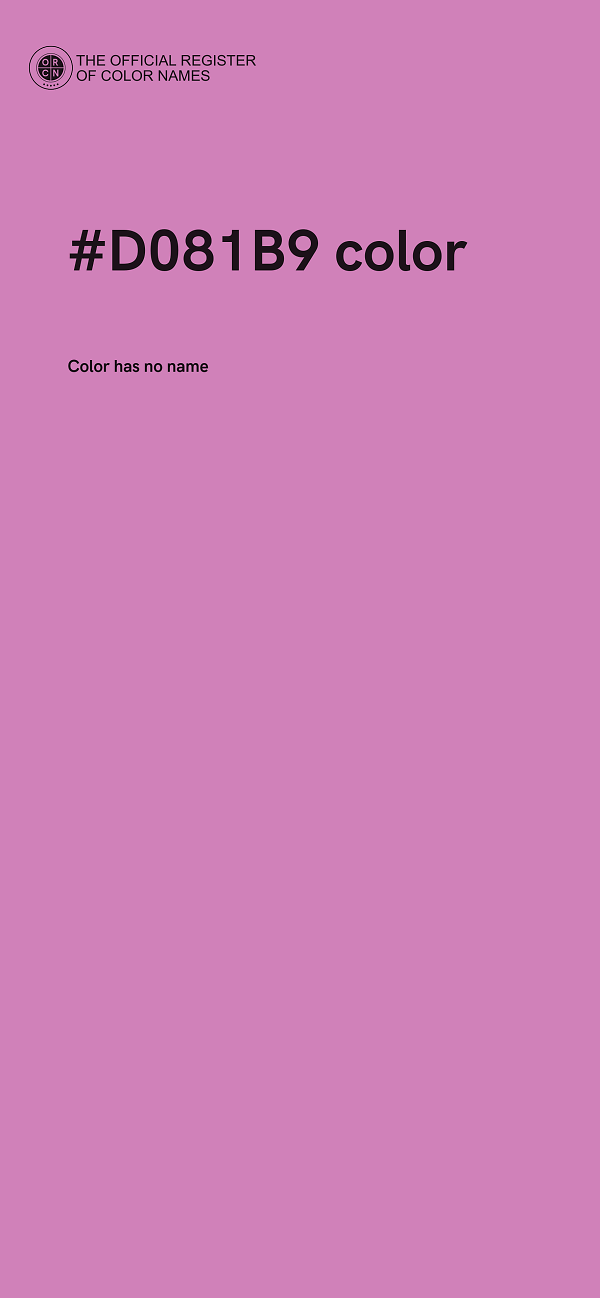#D081B9 color image