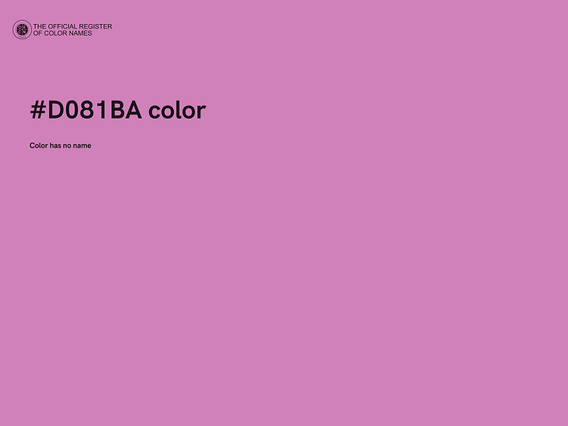 #D081BA color image