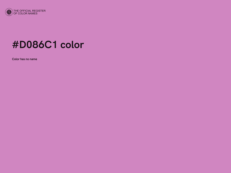 #D086C1 color image