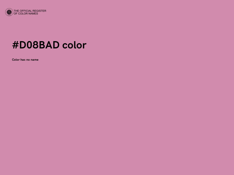 #D08BAD color image