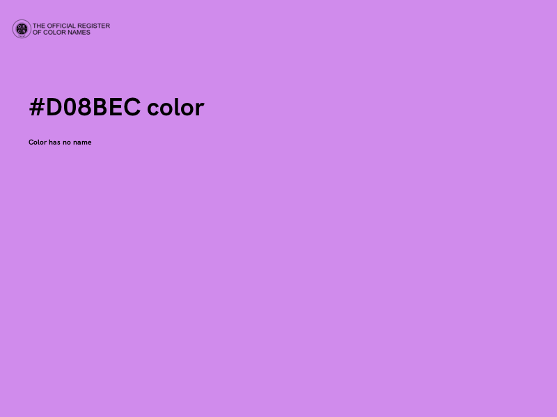 #D08BEC color image