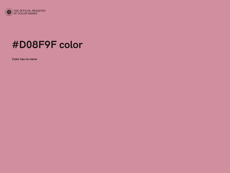 #D08F9F color image