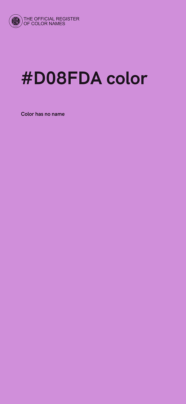 #D08FDA color image