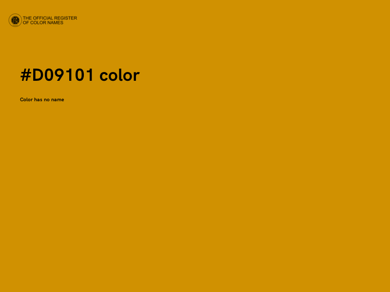 #D09101 color image