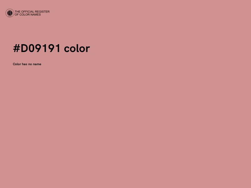 #D09191 color image