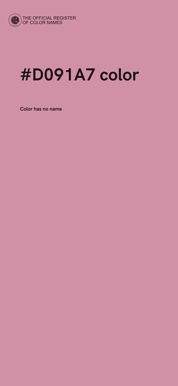 #D091A7 color image