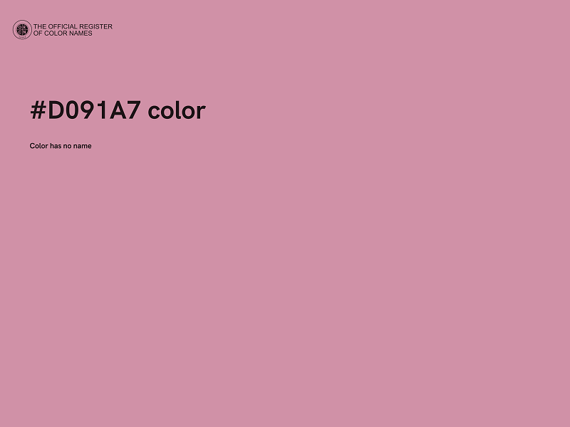 #D091A7 color image