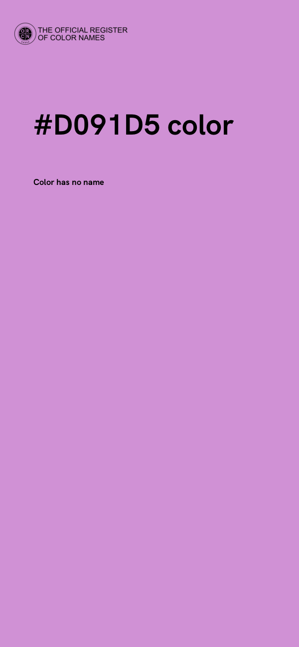 #D091D5 color image