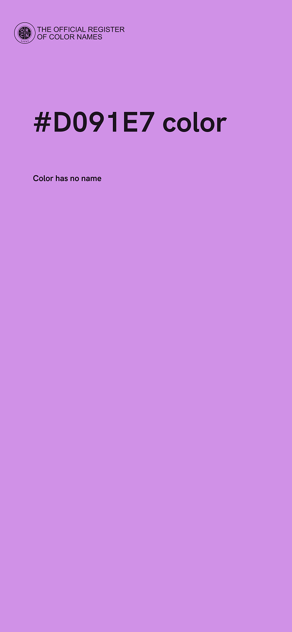#D091E7 color image