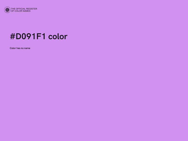 #D091F1 color image