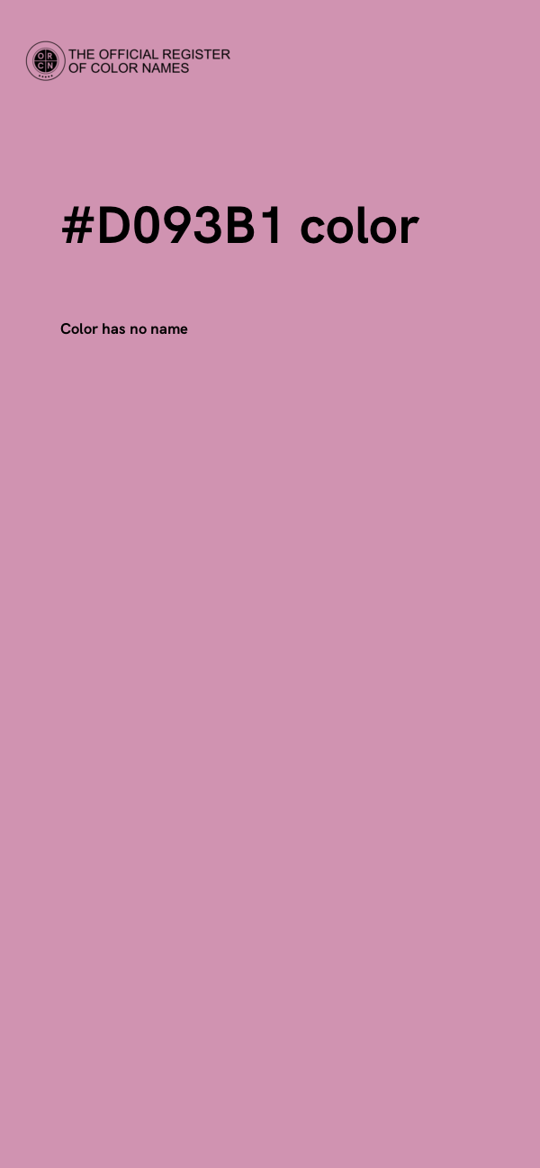 #D093B1 color image