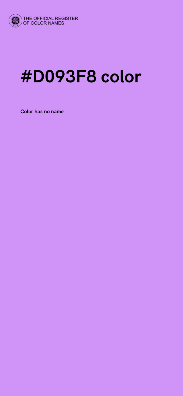 #D093F8 color image