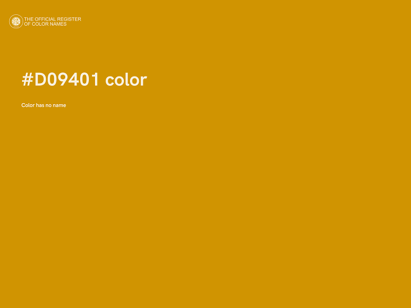 #D09401 color image