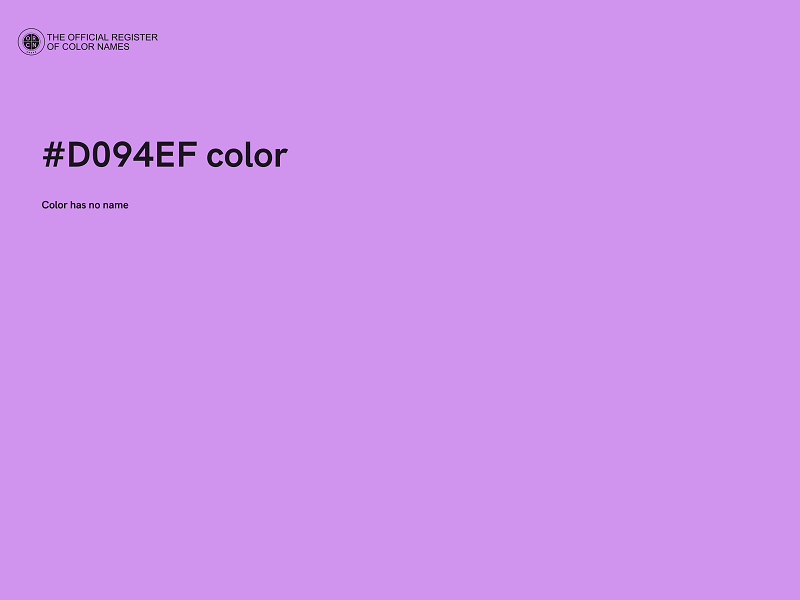 #D094EF color image