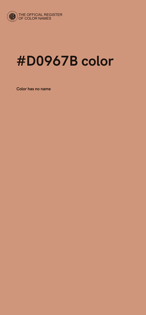 #D0967B color image