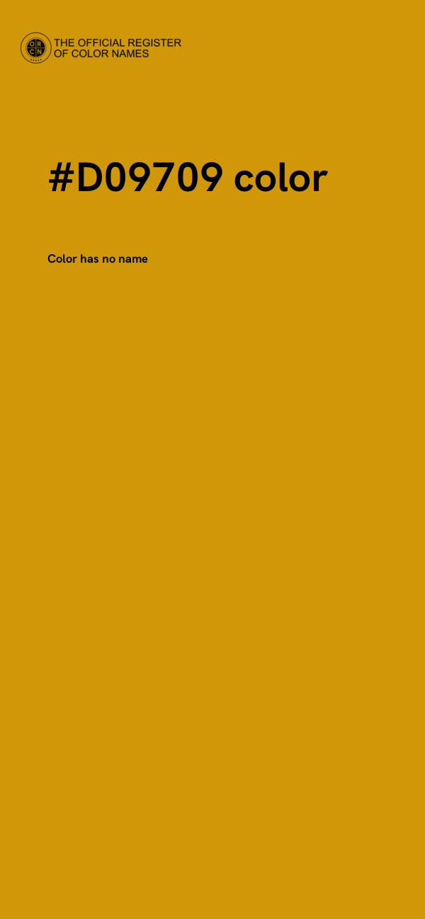 #D09709 color image