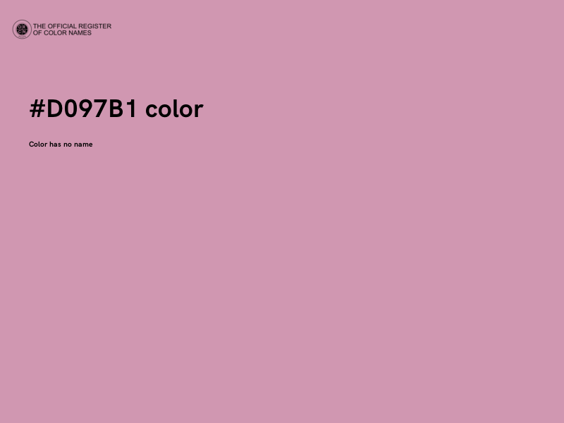 #D097B1 color image