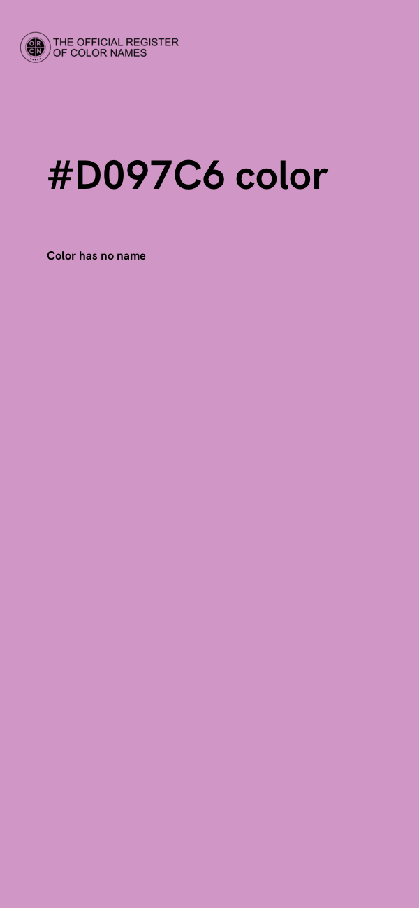 #D097C6 color image