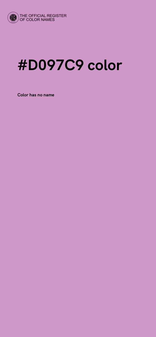 #D097C9 color image