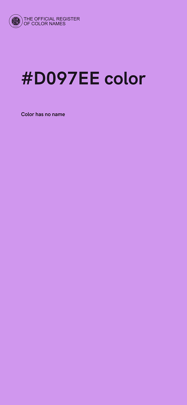 #D097EE color image