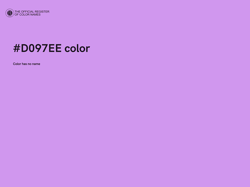 #D097EE color image
