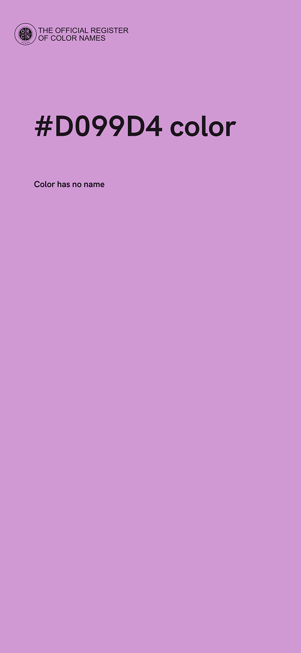 #D099D4 color image