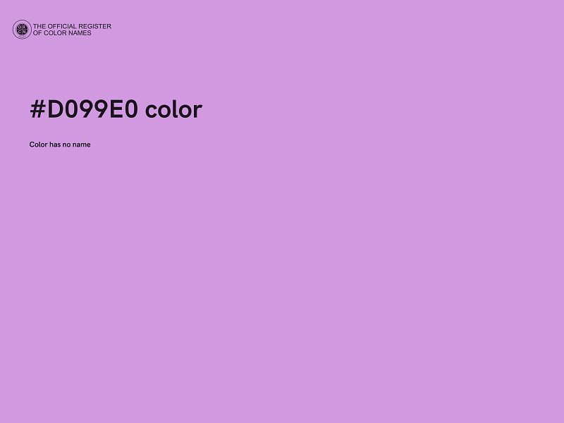 #D099E0 color image