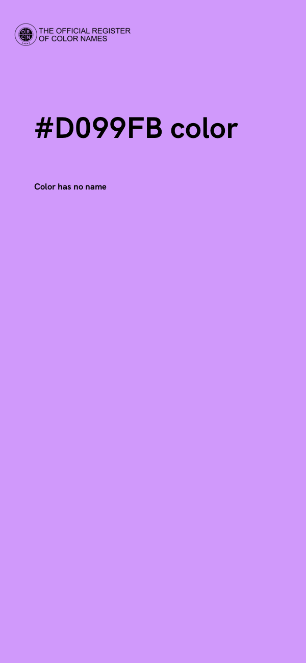 #D099FB color image