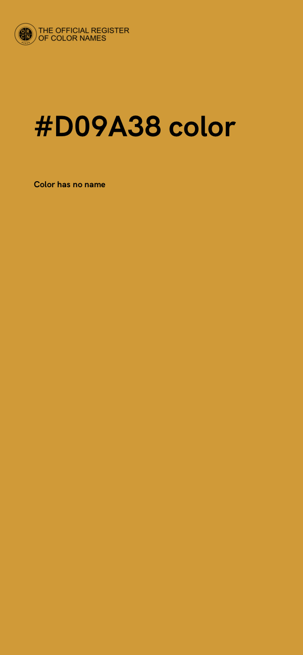 #D09A38 color image