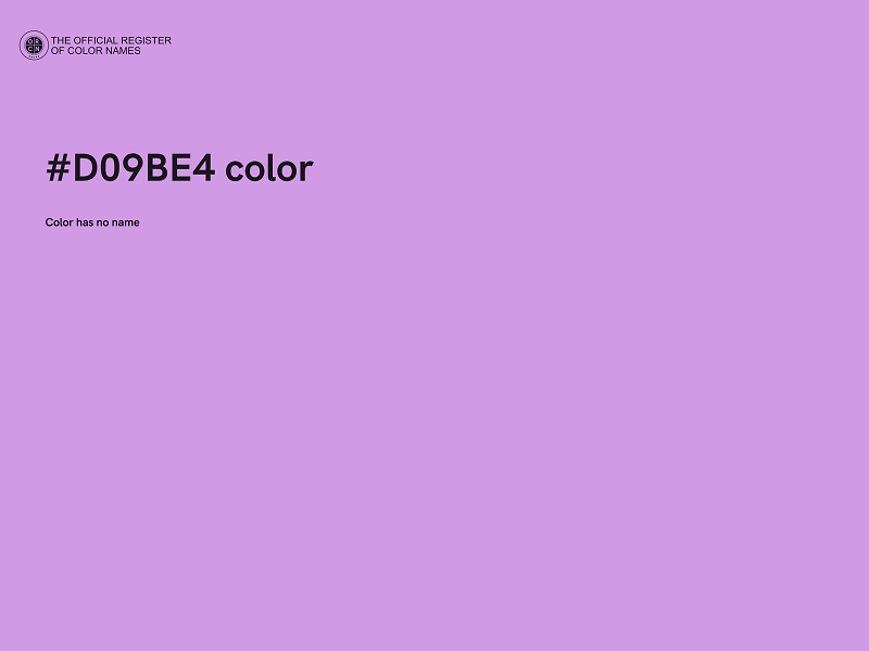 #D09BE4 color image