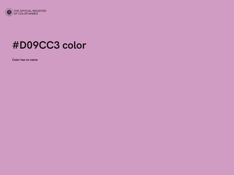 #D09CC3 color image