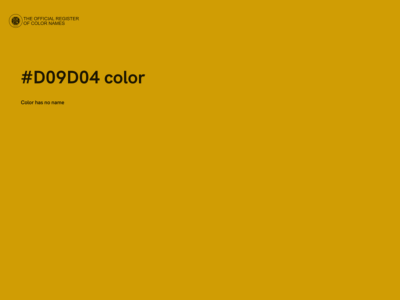 #D09D04 color image