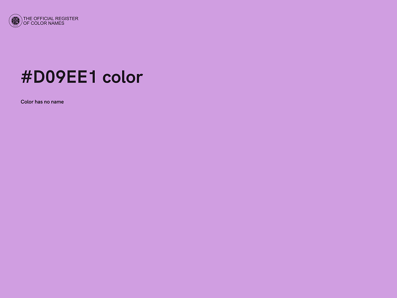 #D09EE1 color image