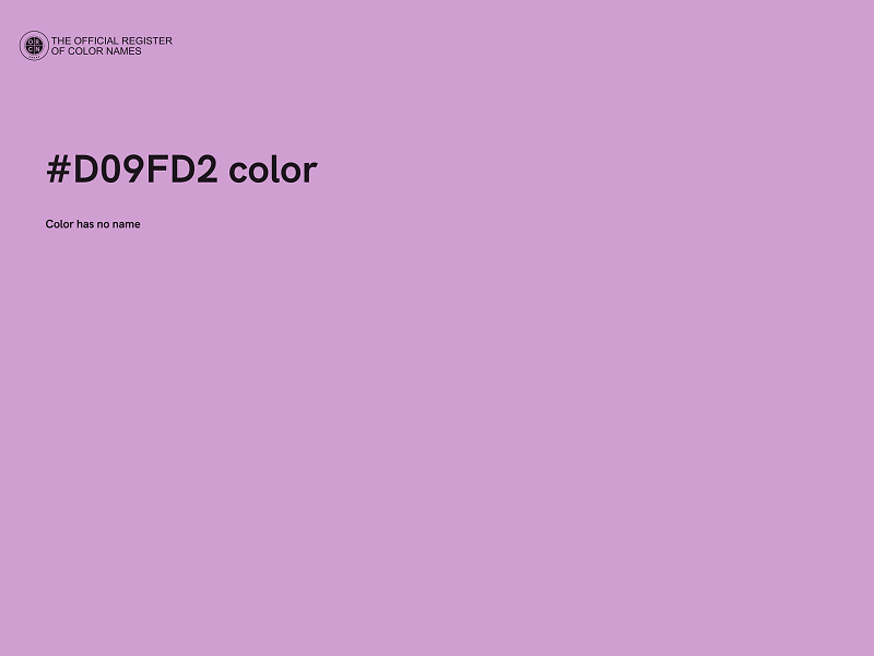 #D09FD2 color image