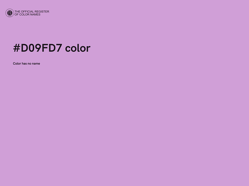 #D09FD7 color image